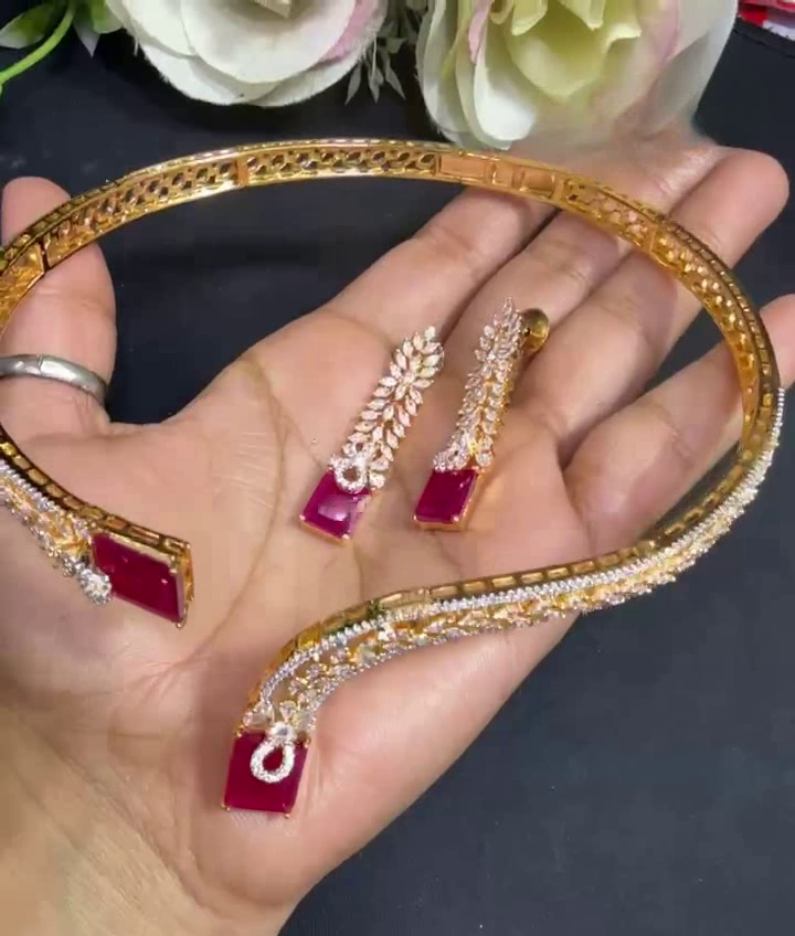 Red Green Stone Gold Tone Layered Bangles Set Artificial Jewellery | PiyaGuJwells